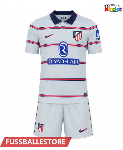 Günstige Atletico Madrid Cristian Romero #21 3rd trikot Kinder 2026-27 Kurzarm (+ Kurze Hosen)